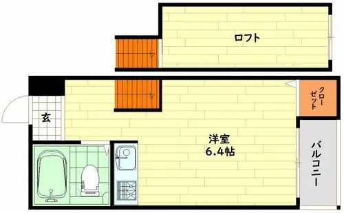 ヴィラ大淀【3階】の間取り