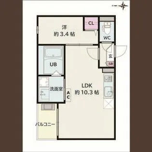 Jack atsutakoshinⅢ【1階】の間取り