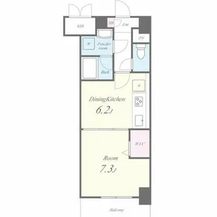 マイコスモス【8階】の間取り