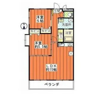 室賀ビル【4階】の間取り
