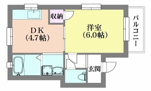 ラペル大塚【2階】の間取り