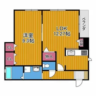 ロイヤルハーベスト21【1階】の間取り