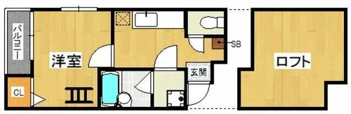 ベネフィスタウン井尻3【2階】の間取り