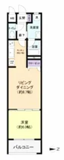 BPRレジデンス金山【6階】の間取り
