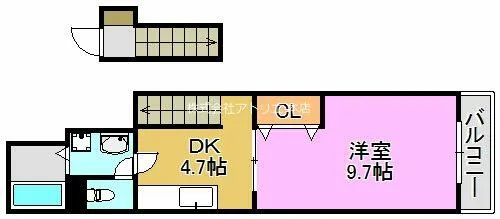 アーク島之内【2階】の間取り
