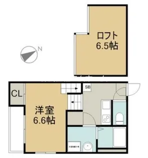 Classy garden歌里(クラッシーガーデンウタサト)【102号室】の間取り