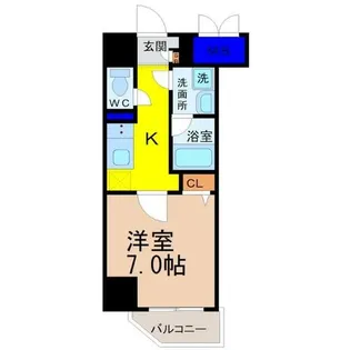 コートバスク【6階】の間取り