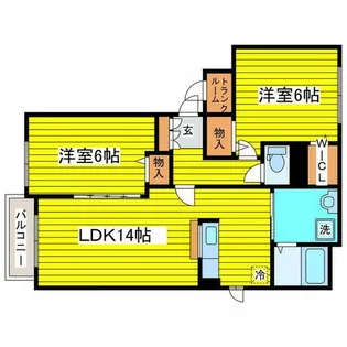 ローヤル サルーン 札幌【3階】の間取り