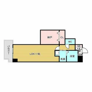スローハスコート【1階】の間取り