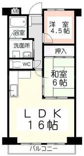 ふじブルーム【405号室】の間取り