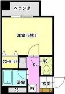 WEST1【4階】の間取り