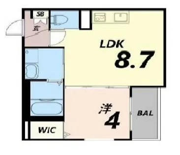Habitasion京口【1階】の間取り
