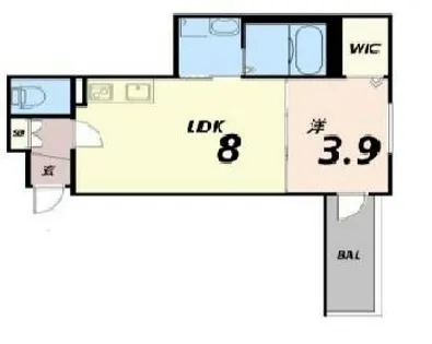 HABITASION京口【2階】の間取り