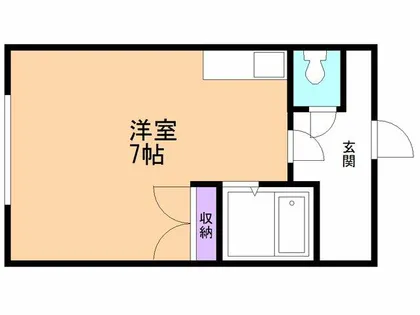 パークビレッジ【104号室】の間取り