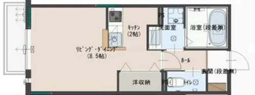 エルメゾン アイン【2階】の間取り