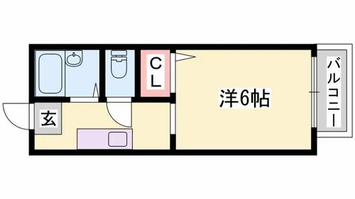 アーバン和【202号室】の間取り