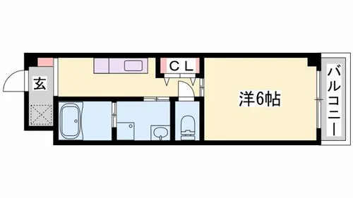 インタービレッジ城北二番館【310号室】の間取り