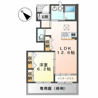 コンフォルト カーサ【1階】の間取り