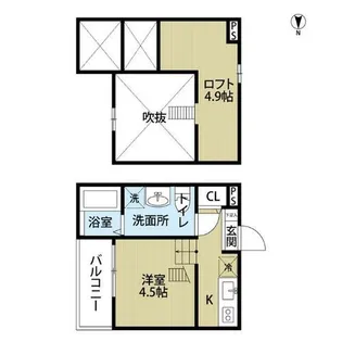 Laluce烏森【1階】の間取り