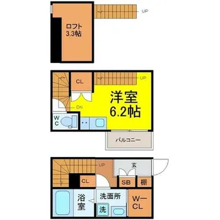 AXIS(アクシズ)【2階】の間取り