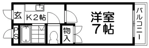 レスポワール太田【3階】の間取り