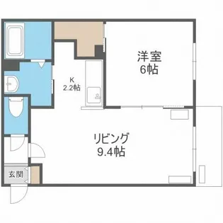 クロスコート麻生1【201号室】の間取り