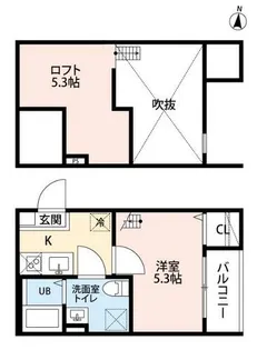 インフィニティーエル【2階】の間取り