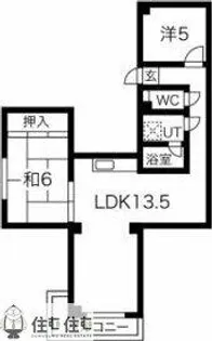 サンハイツイケダ【B4号室】の間取り
