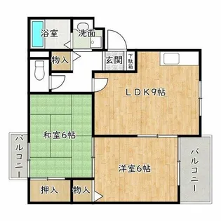 サンライズ加茂壱番館【3階】の間取り