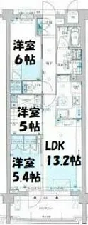ドルチェヴィータ名古屋則武【3階】の間取り