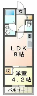 クラブメゾン明石樽屋町【5階】の間取り