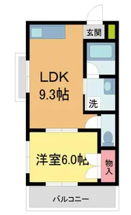 ベル甲子園【201号室】の間取り