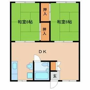 三浦マンション【3階】の間取り