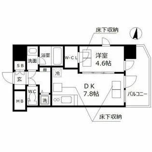 ノースヴィレッジ伍番館【7階】の間取り