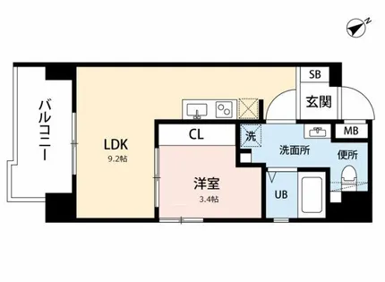 ルアナ スザキ【3階】の間取り