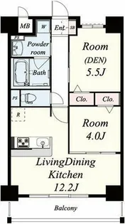 ヴィルヌーブS・K・H【1階】の間取り