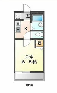 フレグランス花泉【1階】の間取り