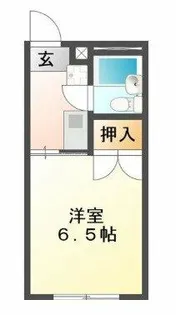 ハイシティ弥生【303号室】の間取り