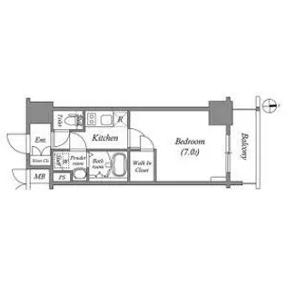 エスリード大須プレシア【910号室】の間取り