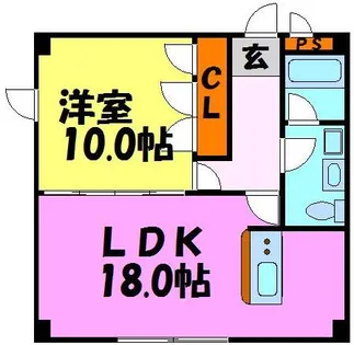 AZマンション【2階】の間取り