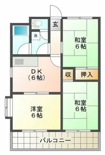 アリスシティ【3階】の間取り
