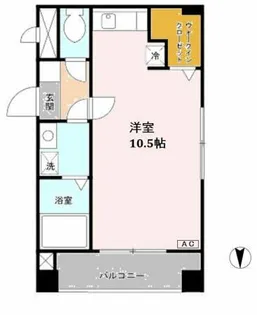 ブルーコート【1階】の間取り