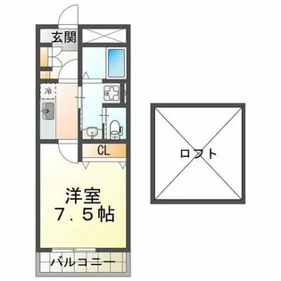 ワコーレヴィアーノ垂水城が山【2階】の間取り