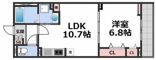 G-SQUARE【2階】の間取り
