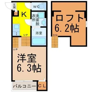 i-FLAG(アイフラッグ)【2階】の間取り