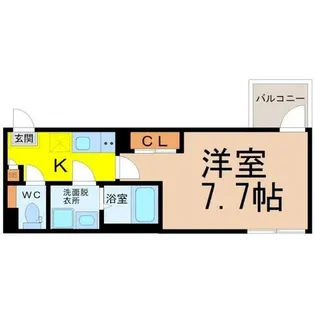 セレッサ八田【202号室】の間取り