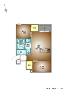 REGALEST中村日赤【3階】の間取り