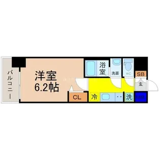 プレサンス新栄ユリシス【4階】の間取り