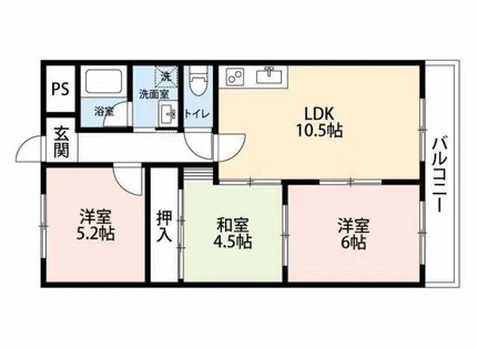 カサ・セラミカ【303号室】の間取り
