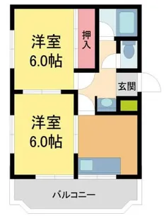 アムール曙【4階】の間取り